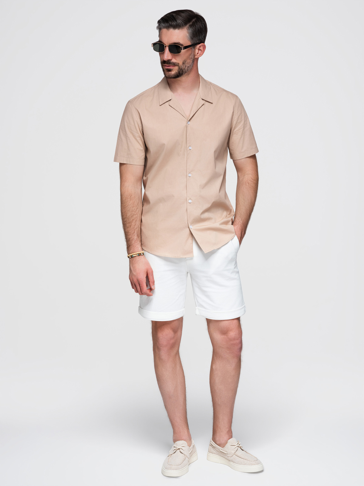 Ombre lühikeste käistega meeste särk Kuuba kraega - Image 19