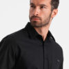 Meeste puuvillane triiksärk taskuga regular fit Ombre Clothing - Thumbnail Image 19