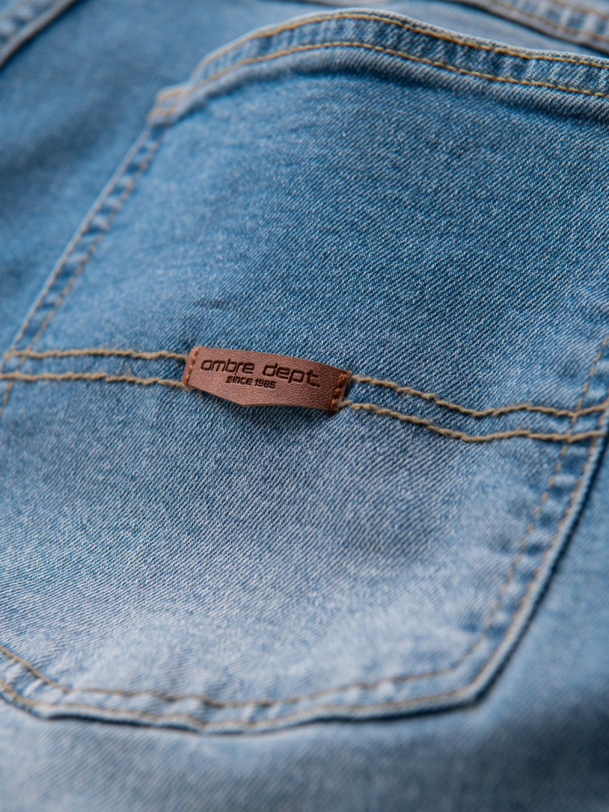 Ombre Clothing meeste teksapüksid kulutatud detailidega - Image 13
