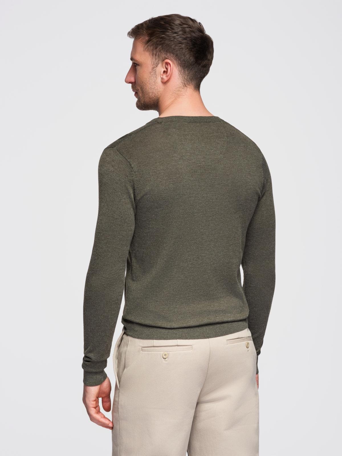 Ombre Clothing klassikaline ümara kaelusega meeste kampsun - Image 75
