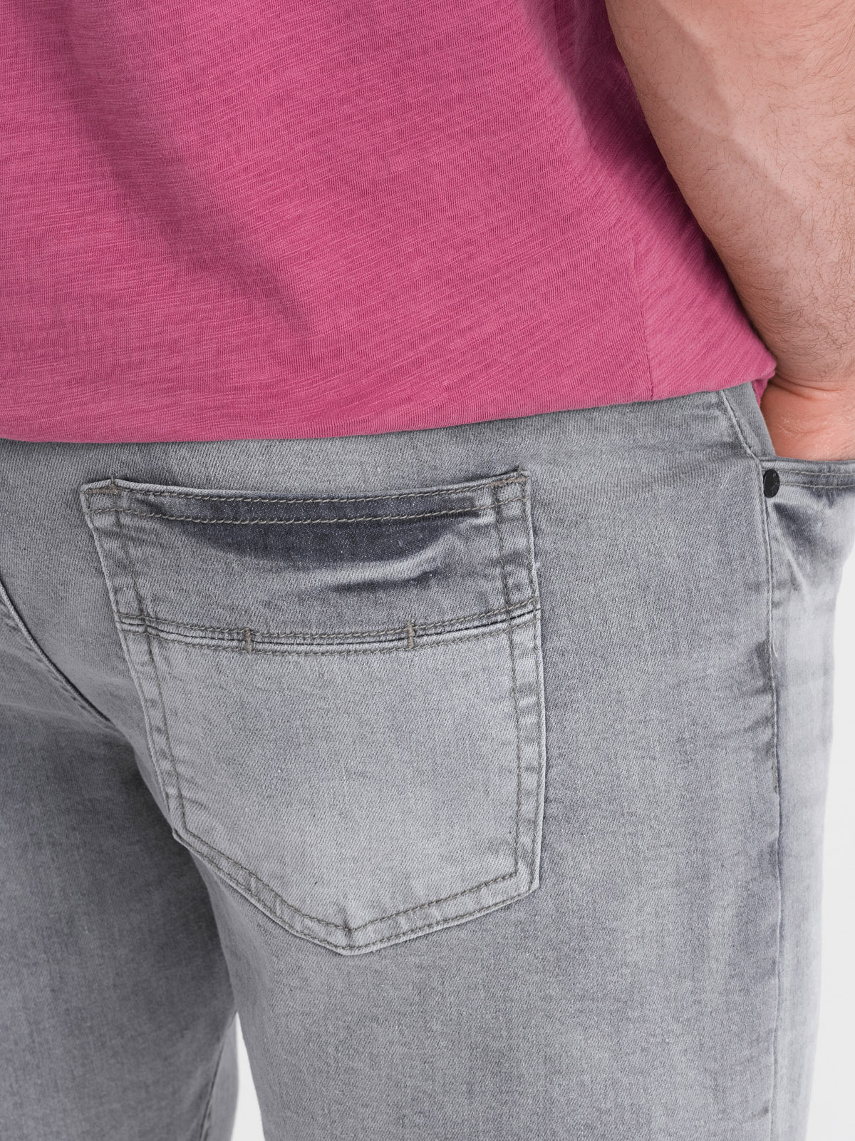 Ombre Clothing meeste lühikesed teksapüksid - Image 4