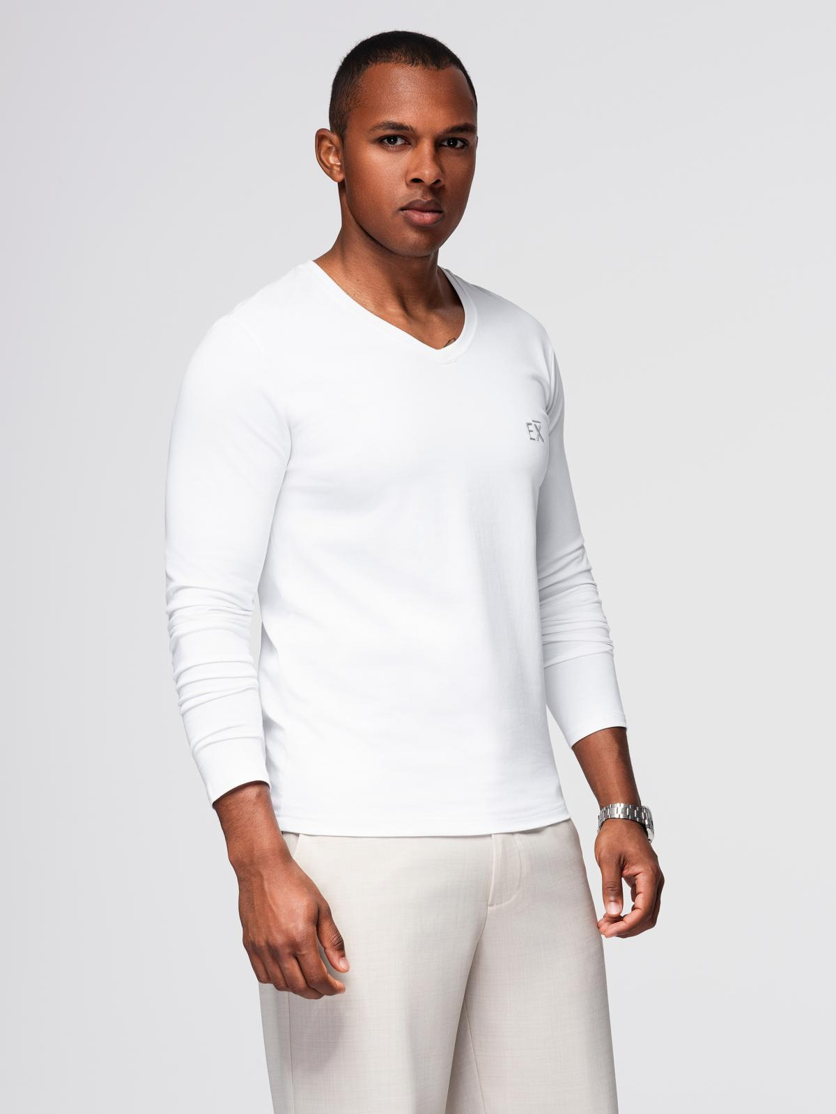 Meeste pikkade käistega V-kaelusega särk Ombre Clothing - Image 11