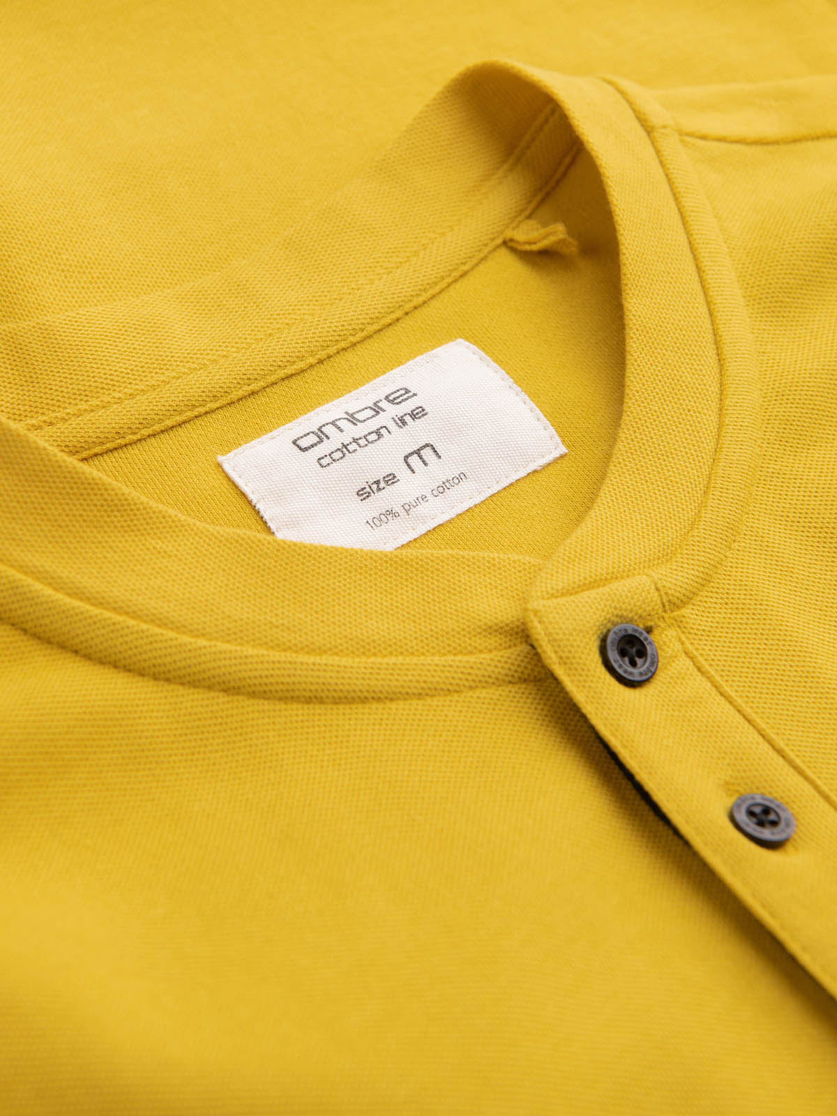 Meeste püstkrae ja nööpidega polosärk Ombre Clothing - Image 125
