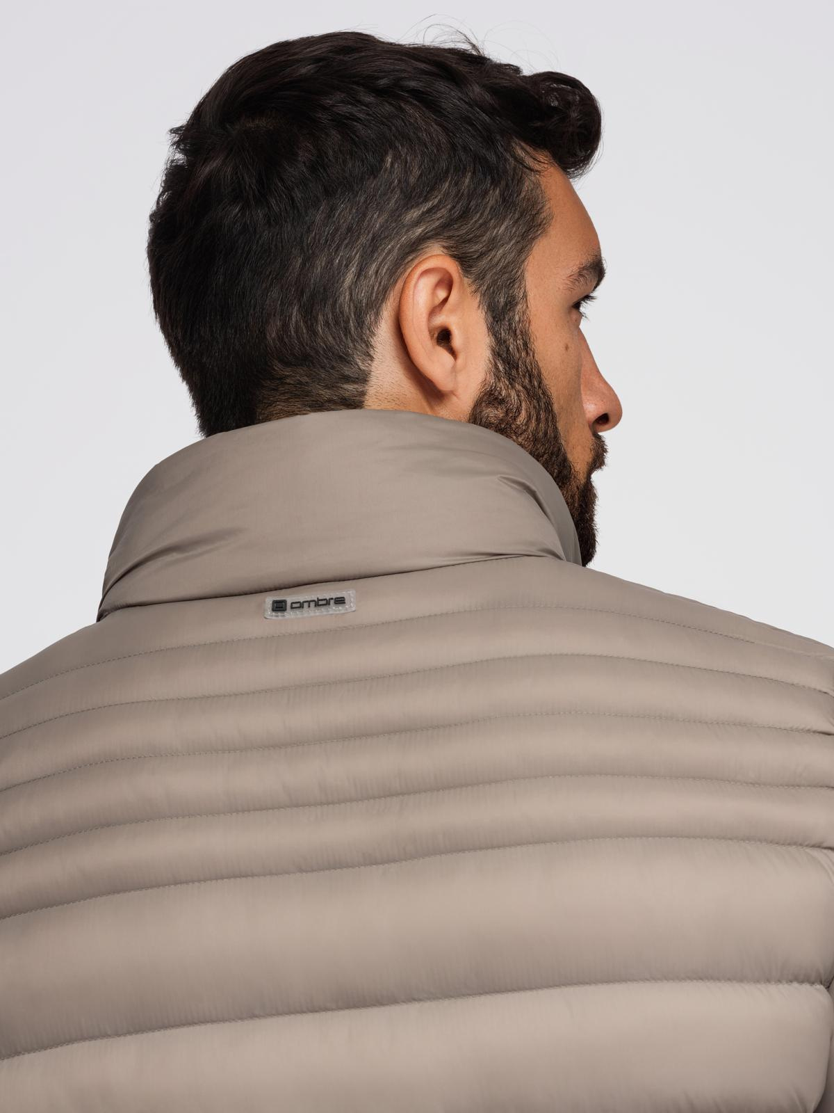 Ombre Clothing meeste tepitud jope püstkraega - Image 31
