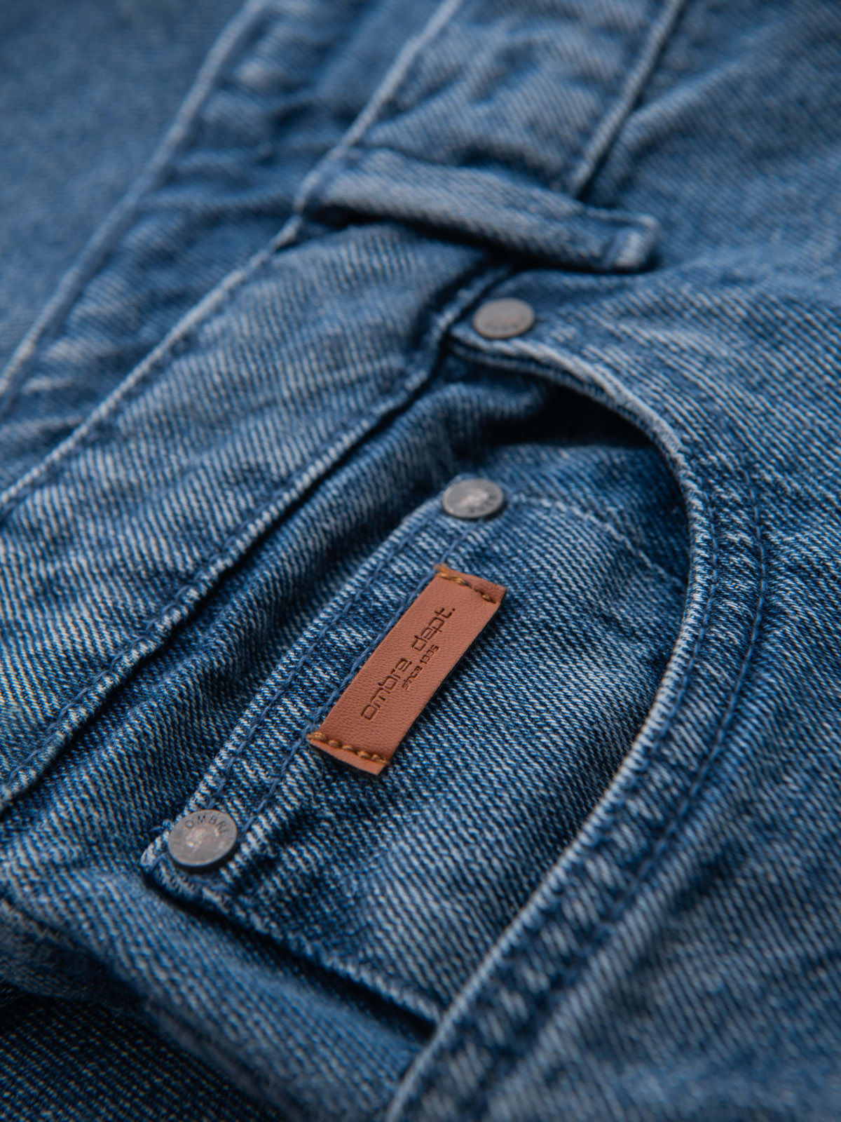 Meeste teksapüksid Ombre Clothing rebitud detailidega - Image 18