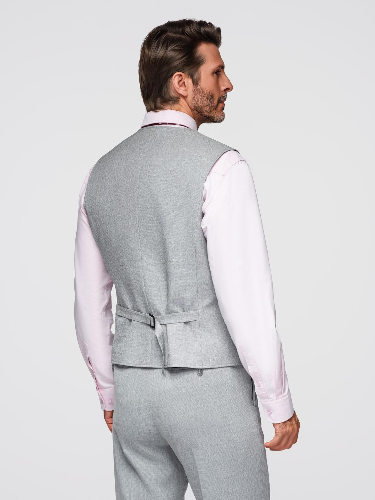 Ombre Clothing meeste reväärkraega ülikonnavest - Image 5