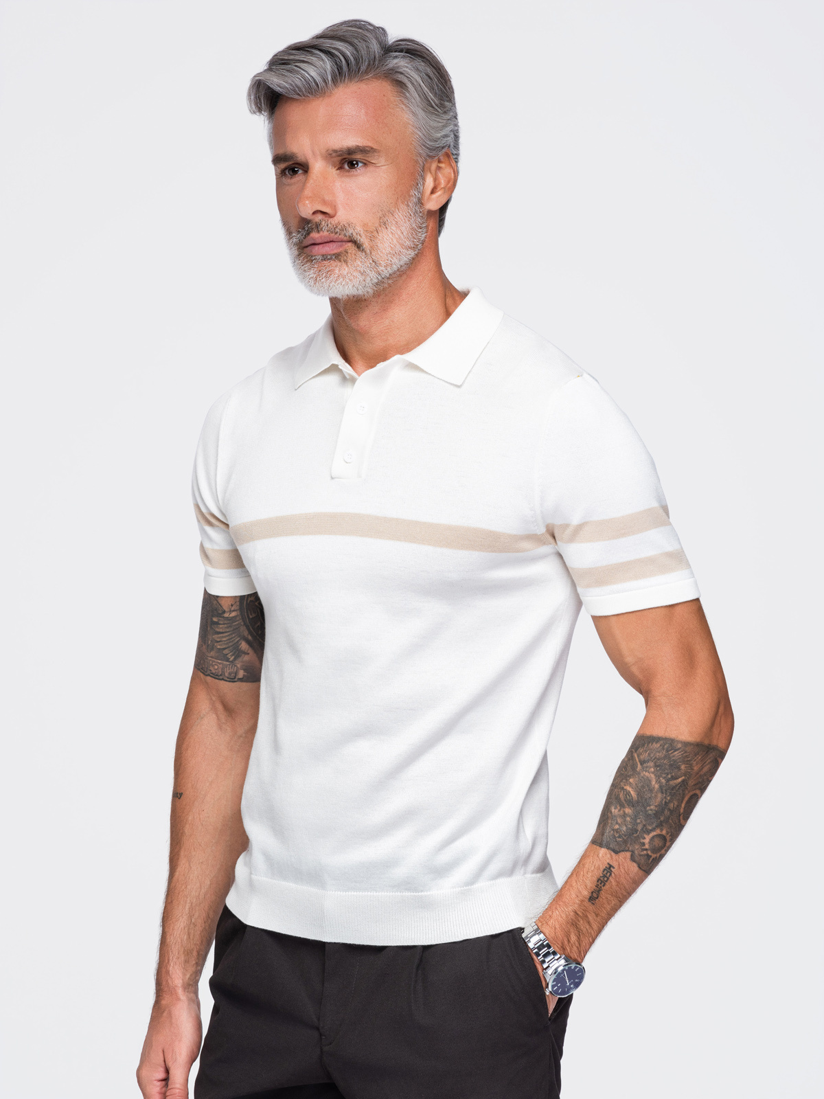 Meeste kootud polosärk Ombre Clothing - Image 13