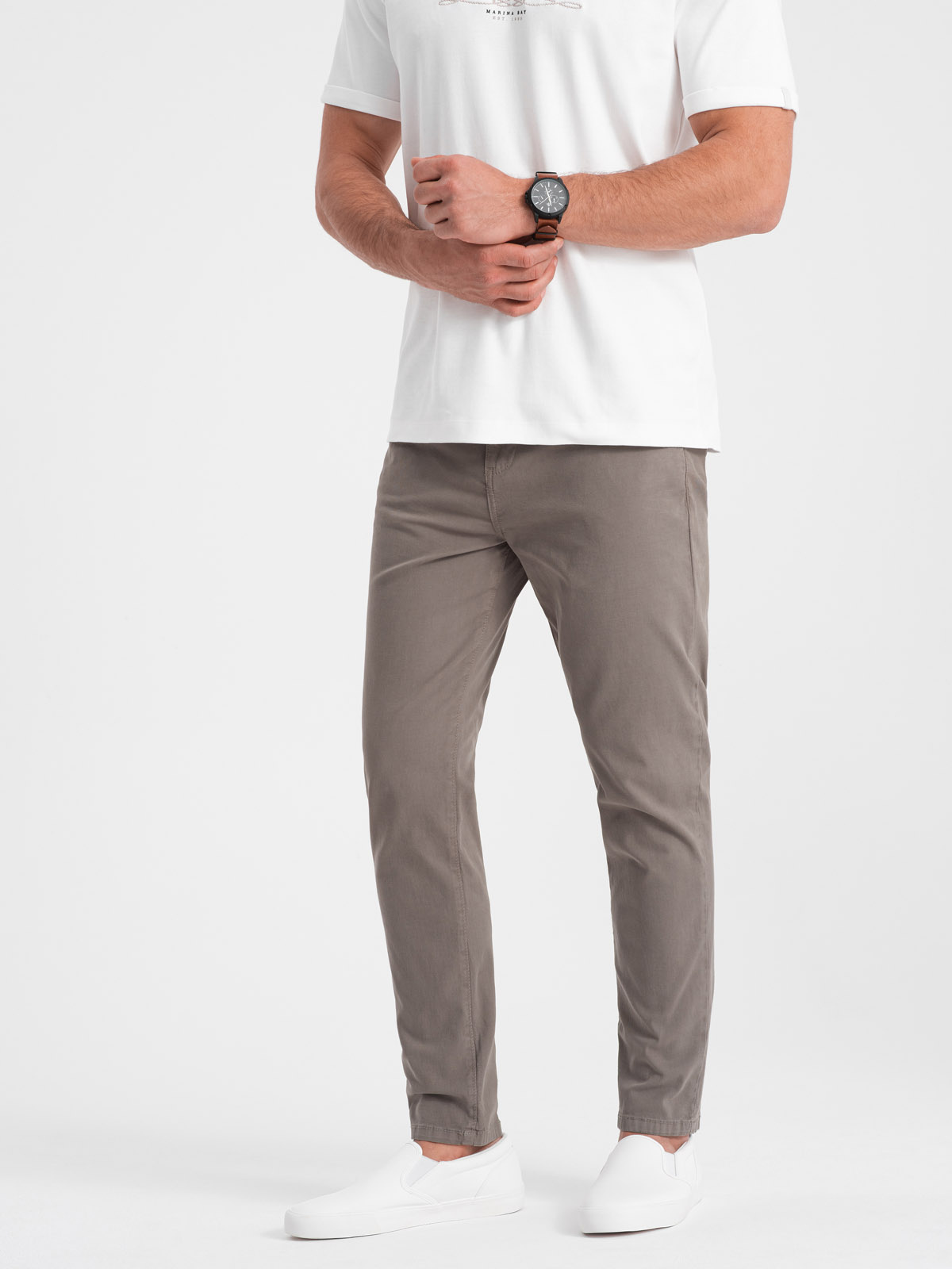 Meeste puuvillased chino-püksid Ombre Clothing - Image 28