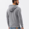 Meeste lukuga kapuutsiga dressipluus Ombre - Thumbnail Image 32