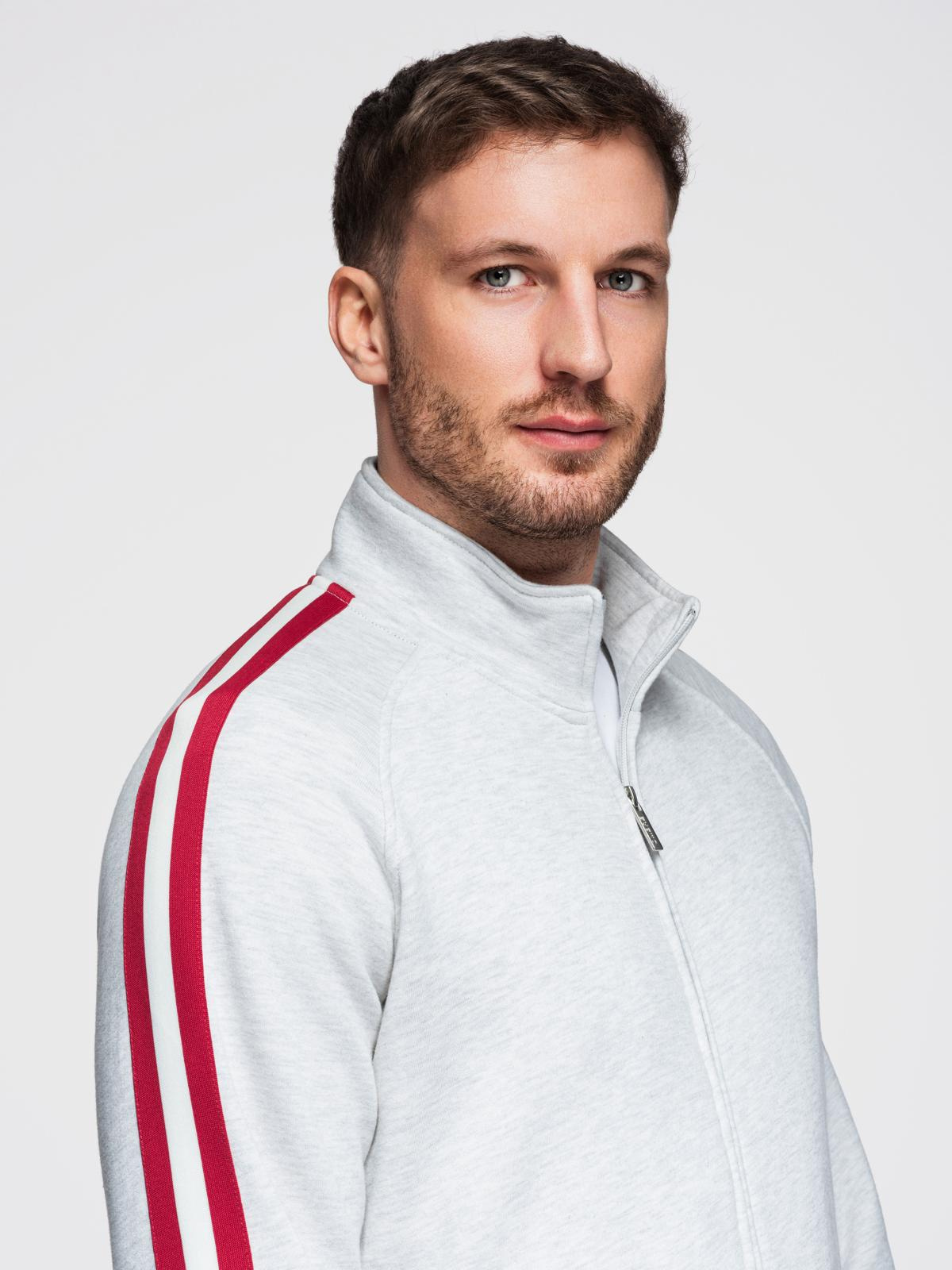 Ombre Clothing meeste lukuga pusa püstkrae ja triipudega - Image 2