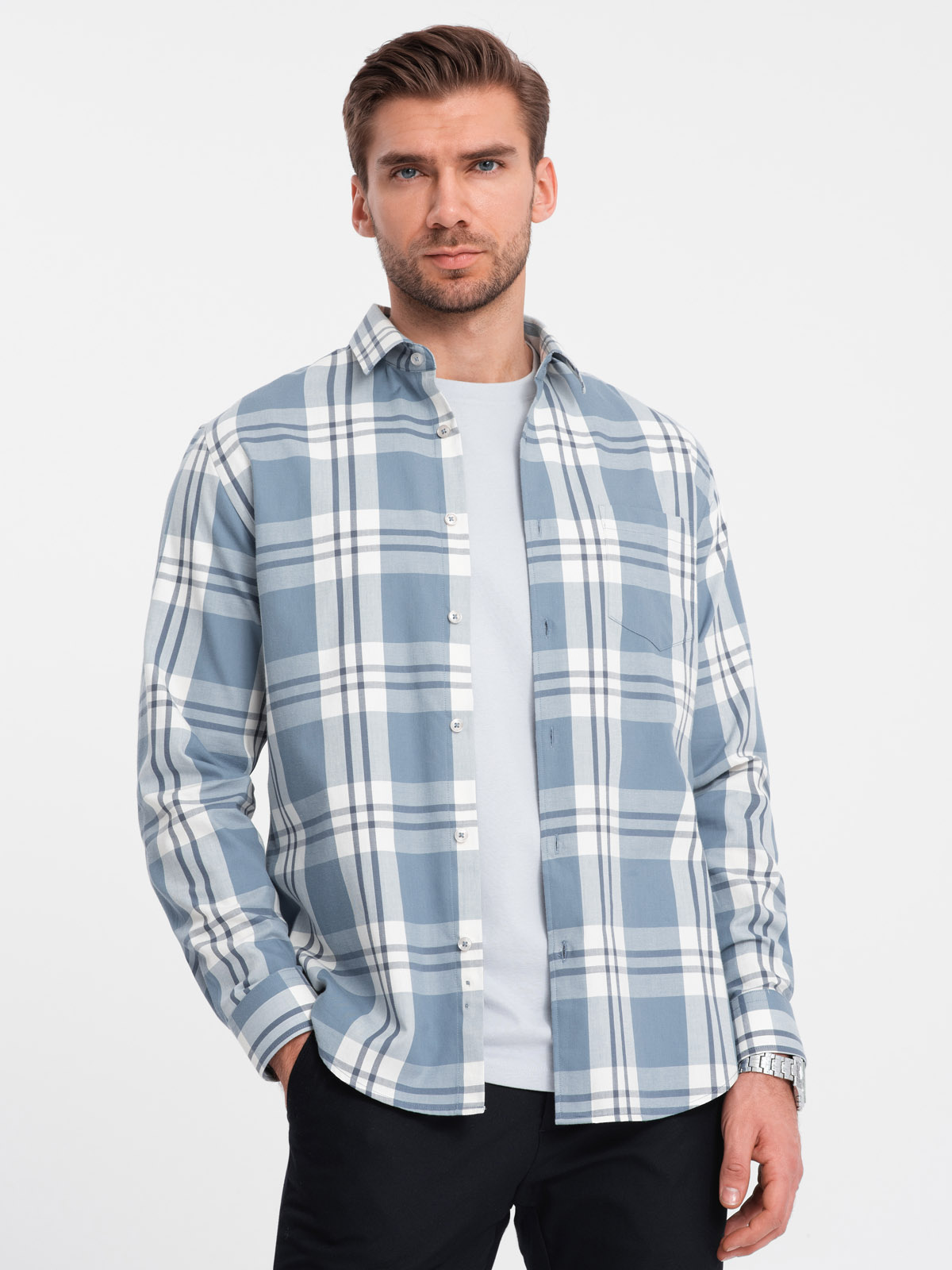 Meeste flanellsärk Ombre Clothing - Image 20
