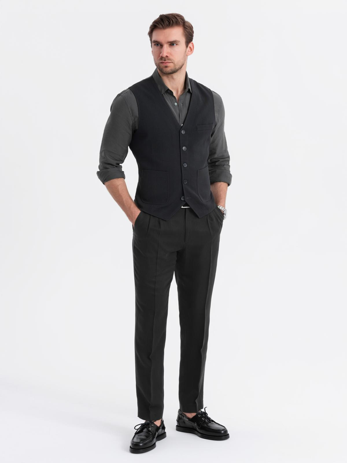 Meeste nööpidega vest Ombre Clothing - Image 4