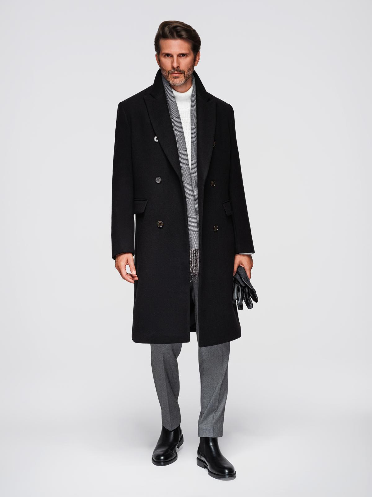 Ombre Clothing meeste pikk mantel - Image 4