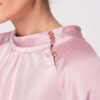 Naiste püstkrae ja raglaanvarrukatega satiinpluus Larica - Thumbnail Image 8