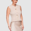 Larica kootud naiste vest-pluus nööpidega - Thumbnail Image 9