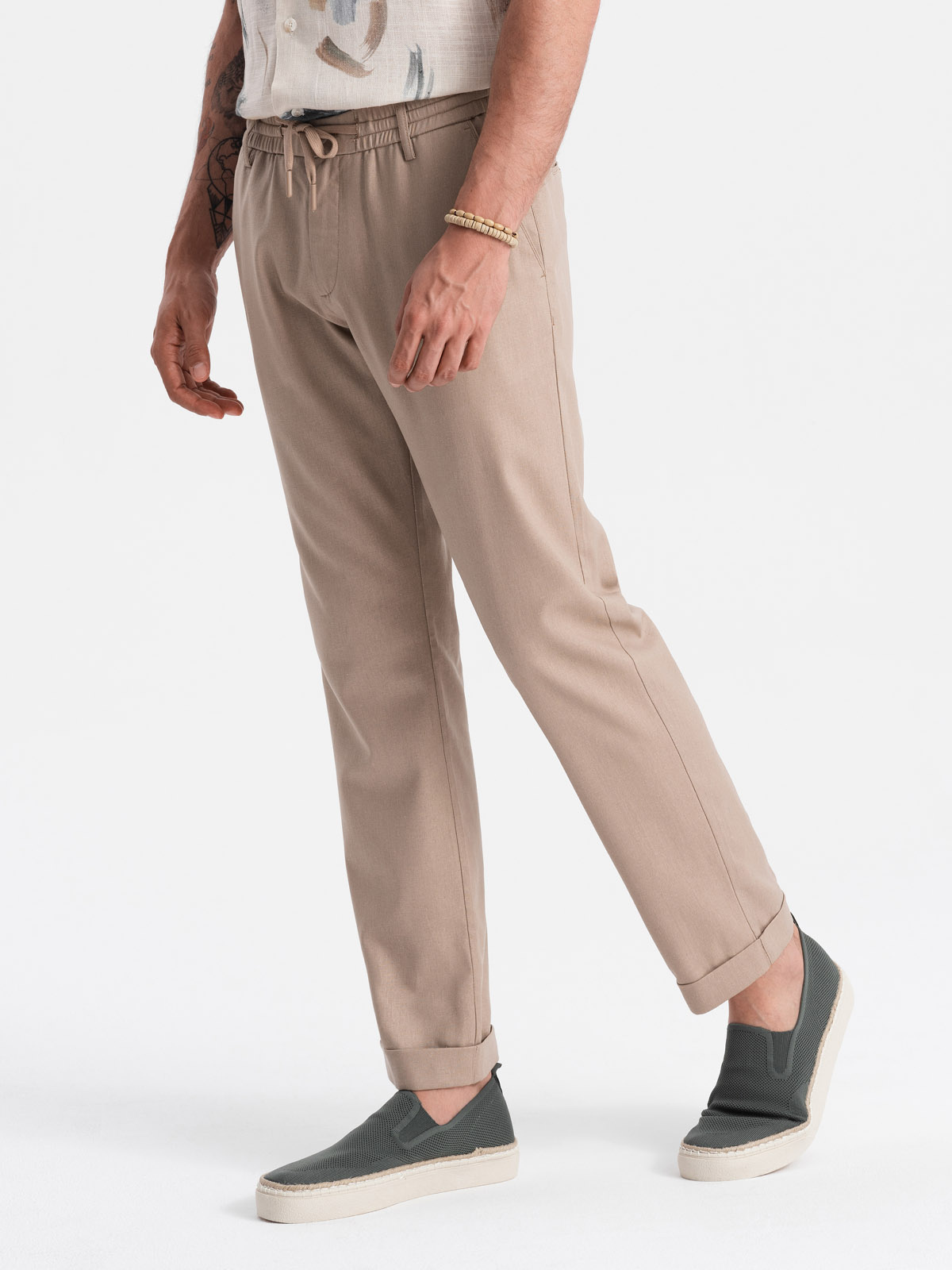 Ombre Clothing linasegused meeste chino-püksid - Image 14