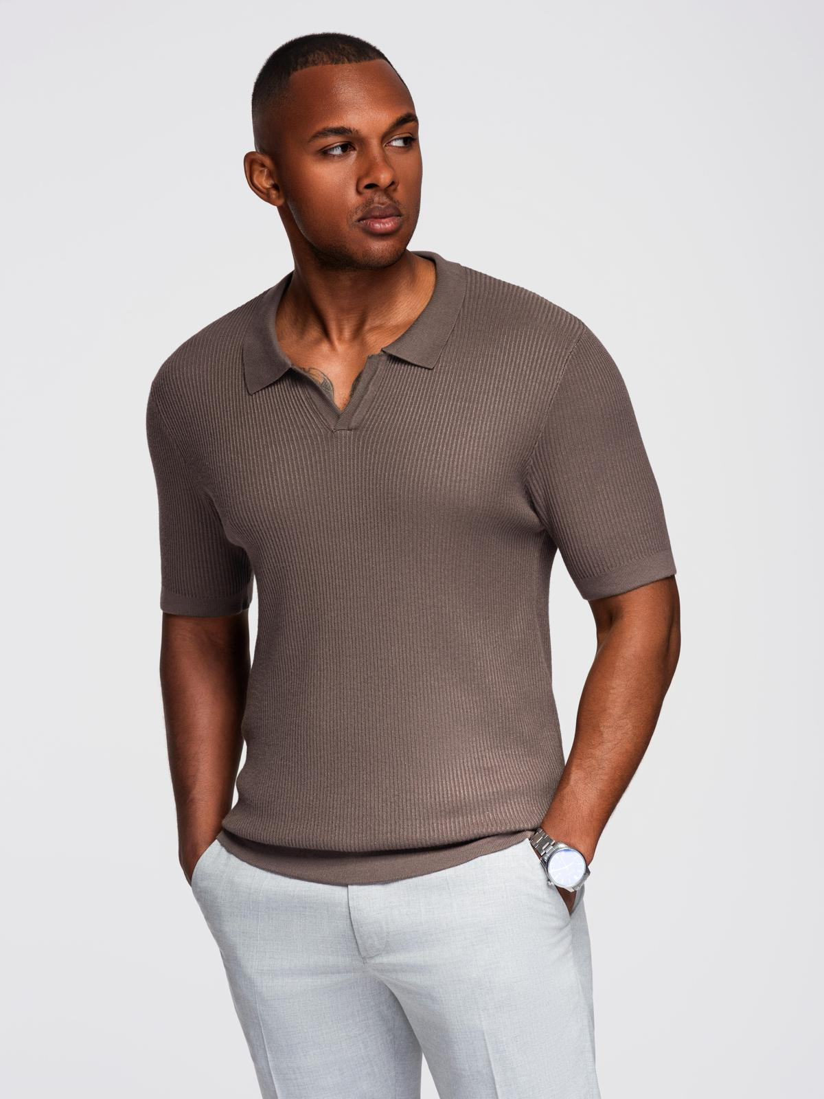 Ombre Clothing meeste kootud polosärk - Image 19