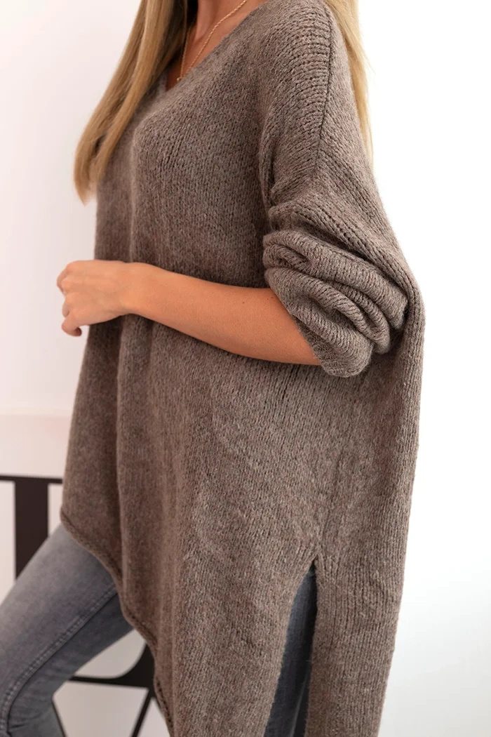 Asümmeetriline naiste oversized kampsun Kesi - Image 39