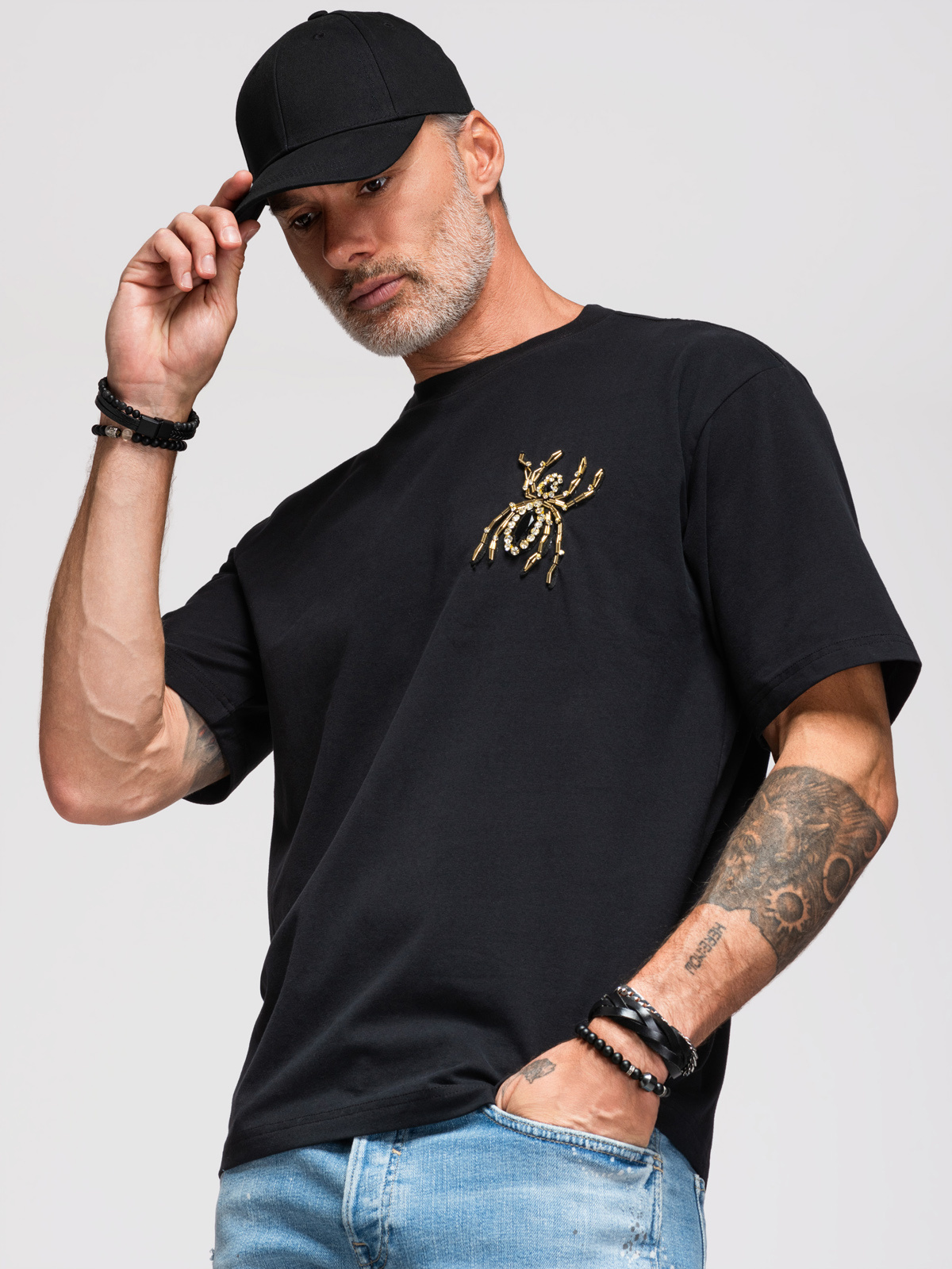 Meeste T-särk Ombre Clothing ämbliku aplikatsiooniga - Image 5