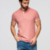 Meeste püstkrae ja nööpidega polosärk Ombre Clothing - Thumbnail Image 46