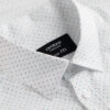 Meeste puuvillane mikromustriga triiksärk Ombre Clothing Regular Fit - Thumbnail Image 5
