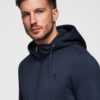 Ombre Clothing meeste lukuga kapuutsiga dressipluus - Thumbnail Image 17