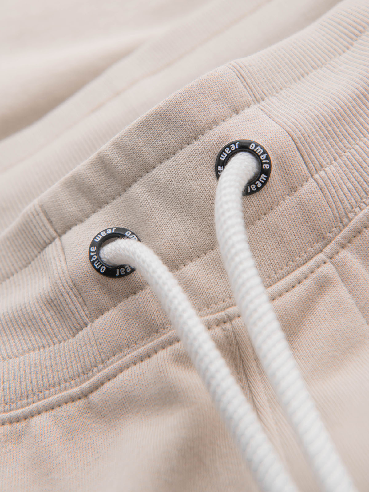 Ombre Clothing meeste kootud lühikesed püksid nööri ja taskutega - Image 6