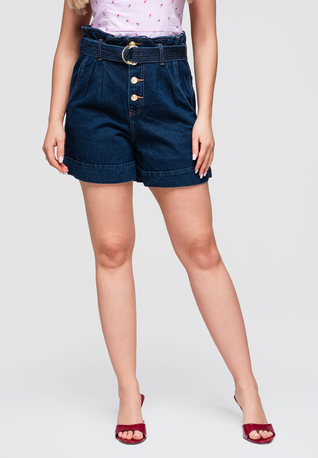 Naiste kõrge värvliga teksapüksid Ombre Clothing - Image 6