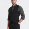 Meeste nööpidega vest Ombre Clothing - Thumbnail Image 3