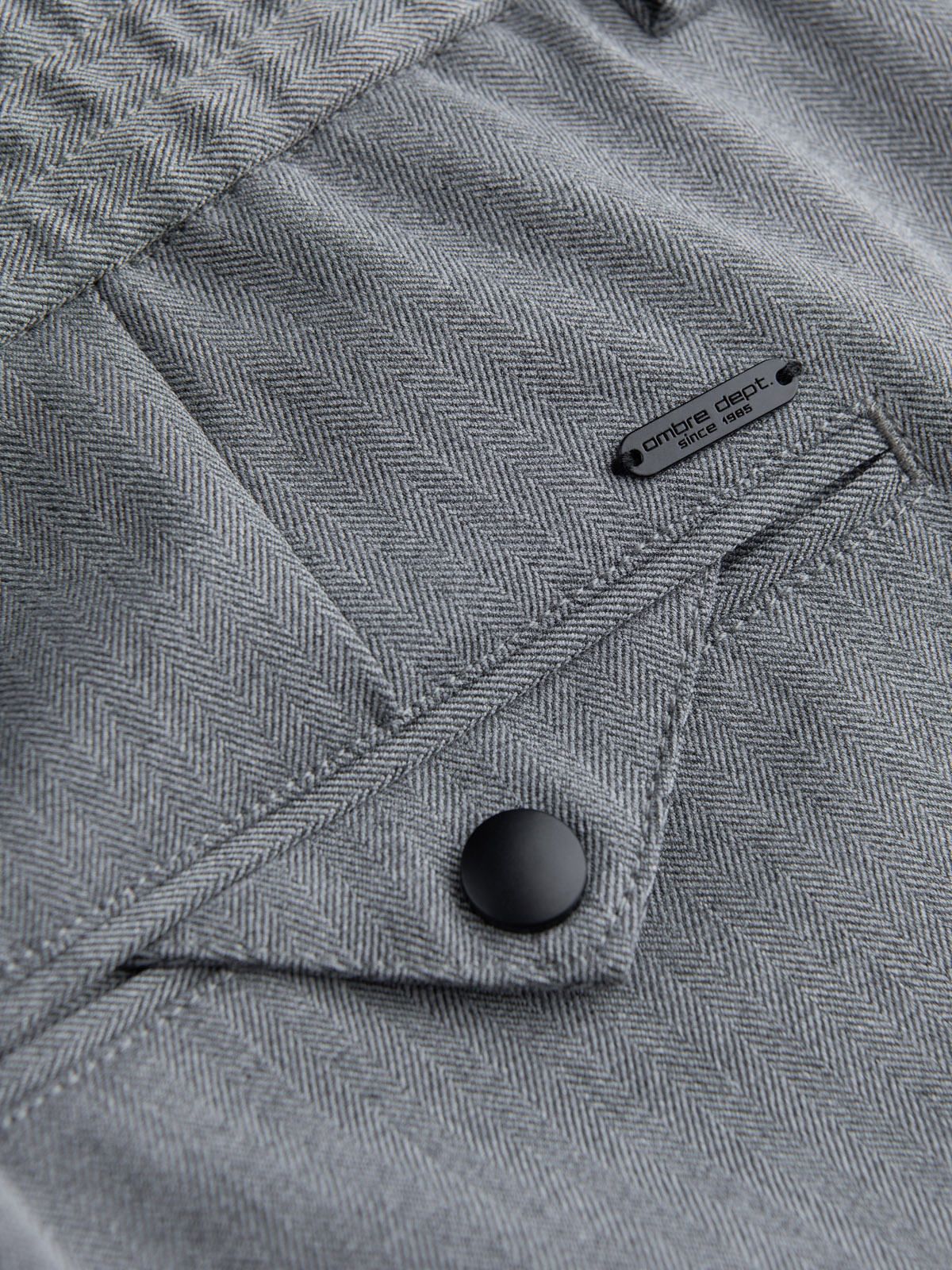 Meeste chino-püksid elastse vöökohaga Ombre Clothing - Image 6