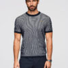 Meeste struktuurne kootud puuvillane T-särk Ombre Clothing - Thumbnail Image 12