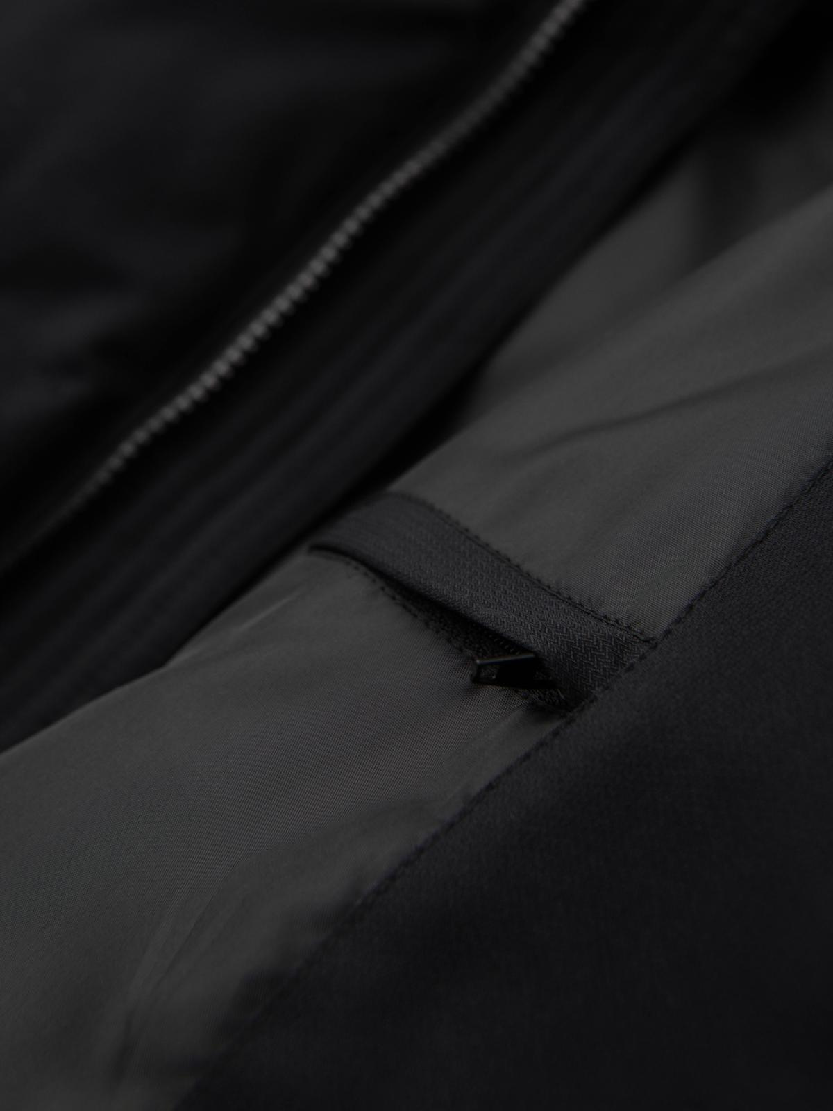 Ombre Clothing meeste kapuutsiga tepitud pikem jope - Image 11