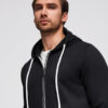 Ombre Clothing meeste lukuga kapuutsiga dressipluus - Thumbnail Image 27