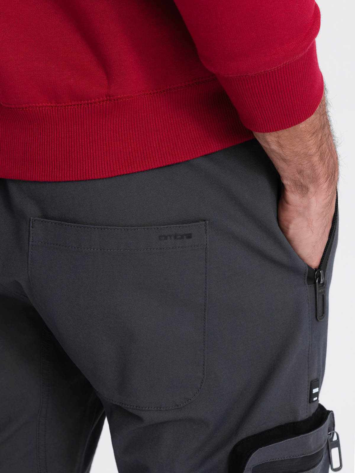 Meeste cargo-stiilis dressipüksid Ombre Clothing - Image 40
