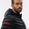 Meeste tepitud kevad-sügisjope kapuutsiga Ombre Clothing - Thumbnail Image 4
