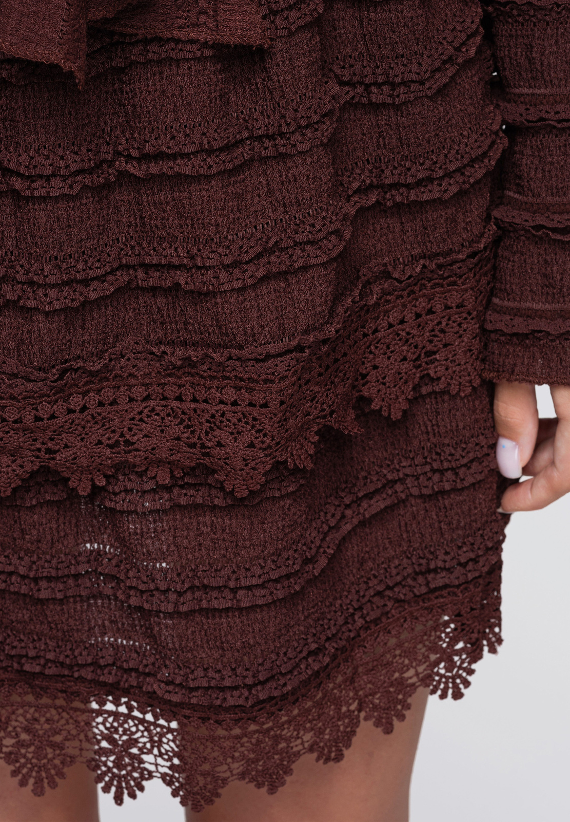 Ombre Clothing naiste miniseelik pitsdetailidega - Image 10