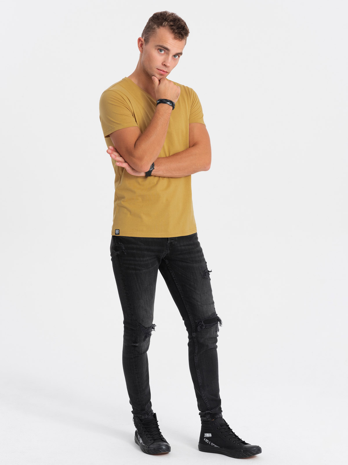 tavaline t-särk s1369 - must - Image 17