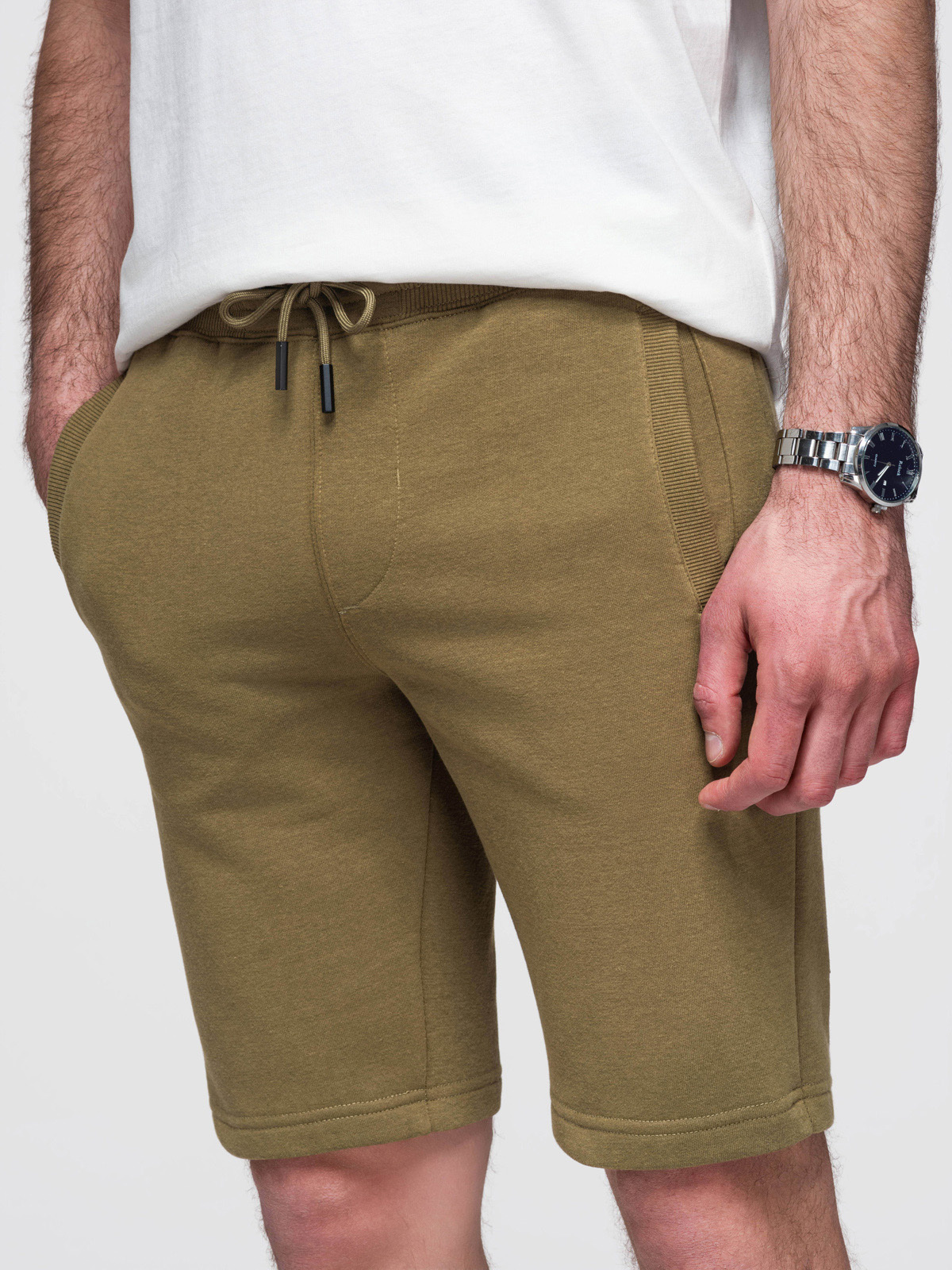 Meeste puuvillased dressilühikesed püksid Ombre Clothing - Image 11
