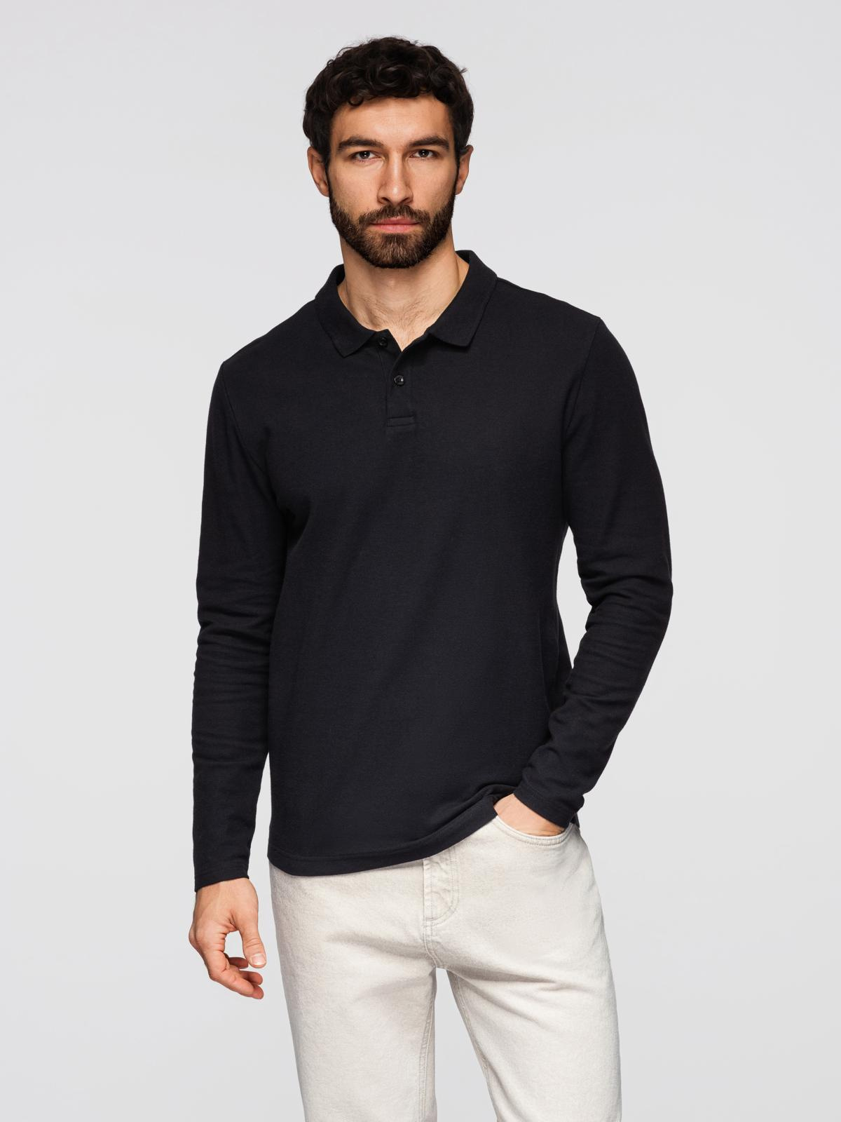 Ombre Clothing meeste pikkade varrukatega polosärk - Image 11