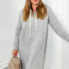Pikk kapuutsi ja kängurutaskuga dresskleit - Thumbnail Image 35