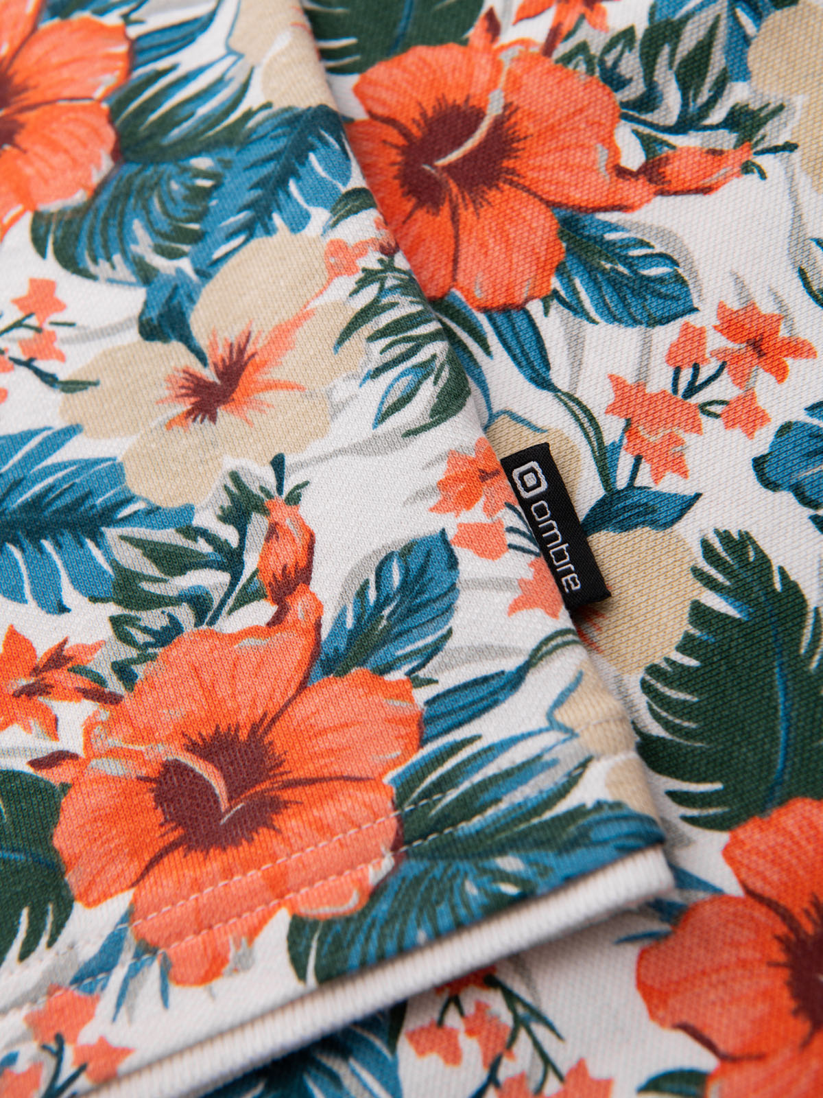 Meeste lillemustriga polosärk Ombre Clothing - Image 7