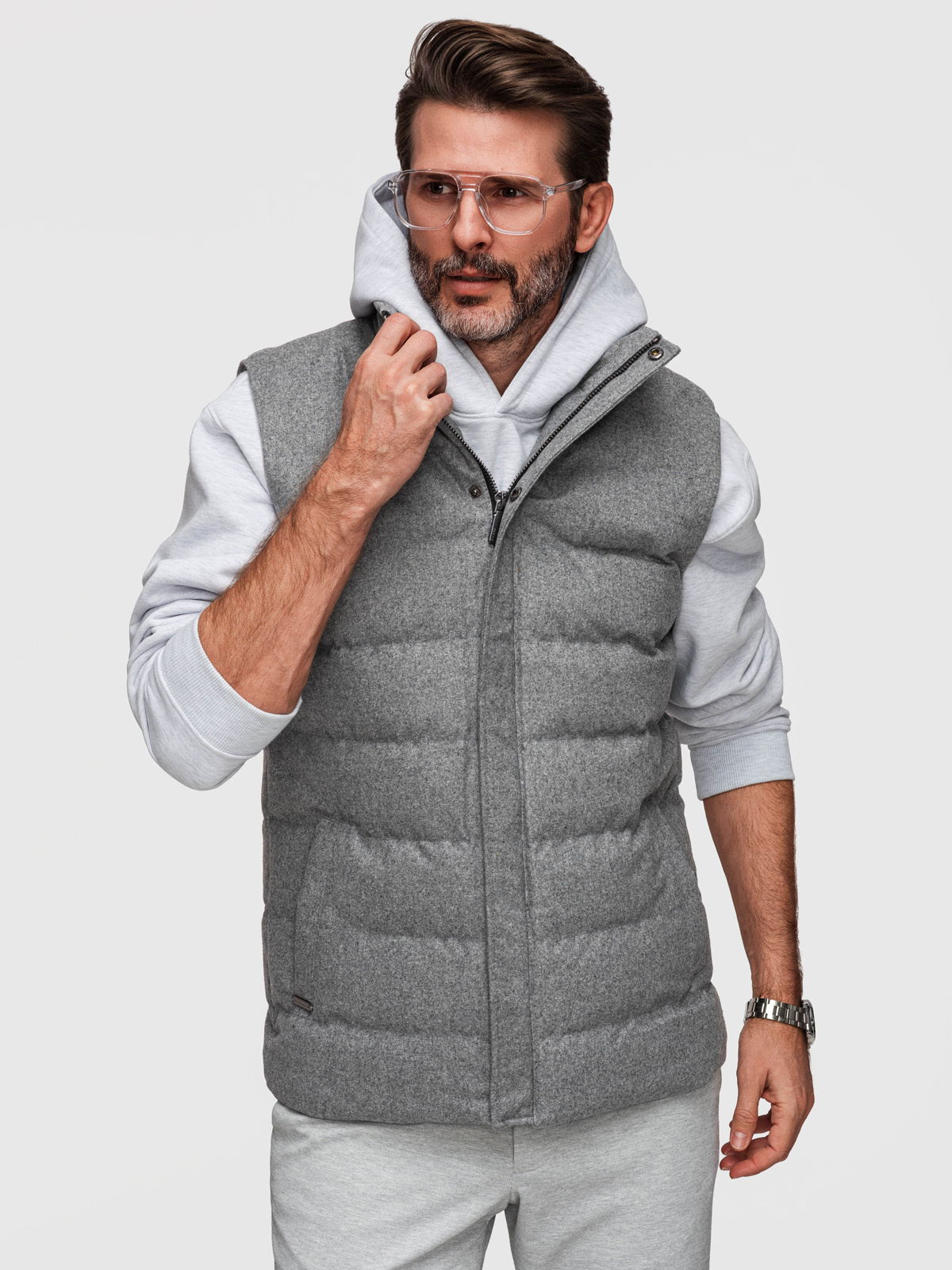 Meeste tepitud vest Ombre Clothing - Image 5