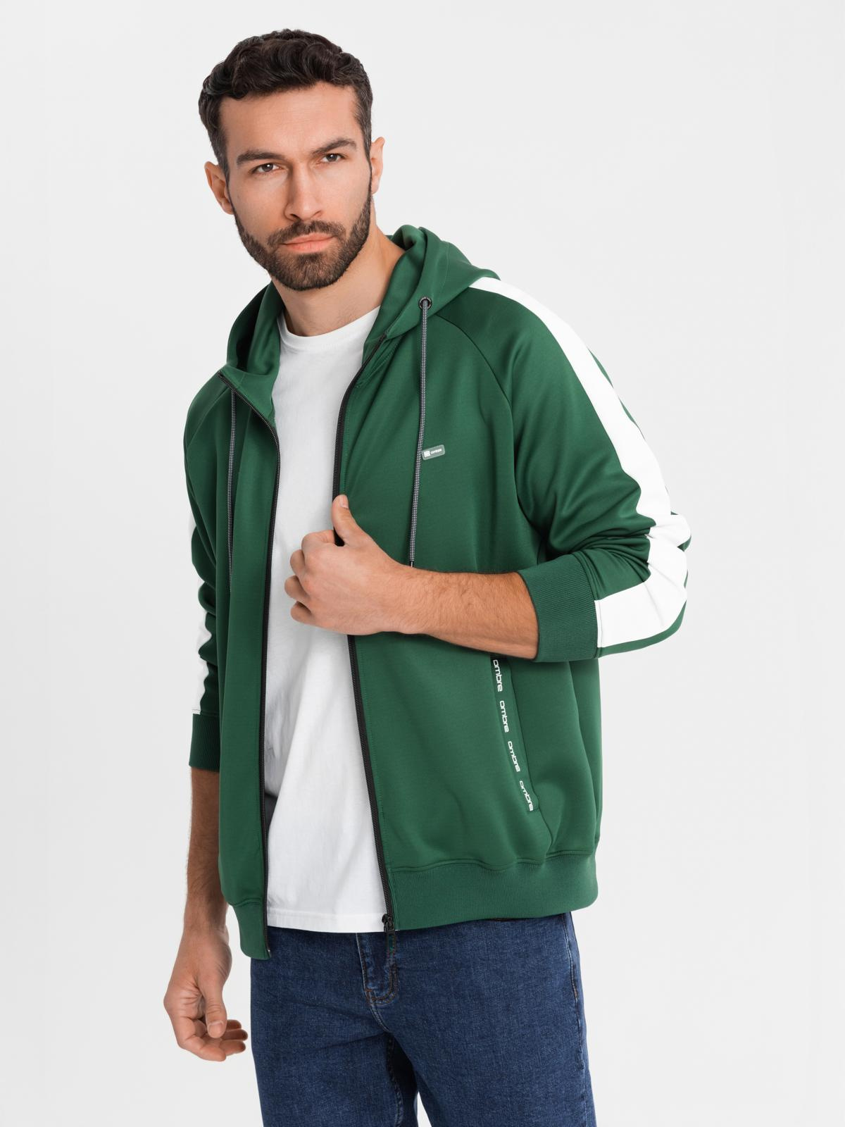 Ombre Clothing meeste lukuga pusa püstkrae ja triipudega - Image 52