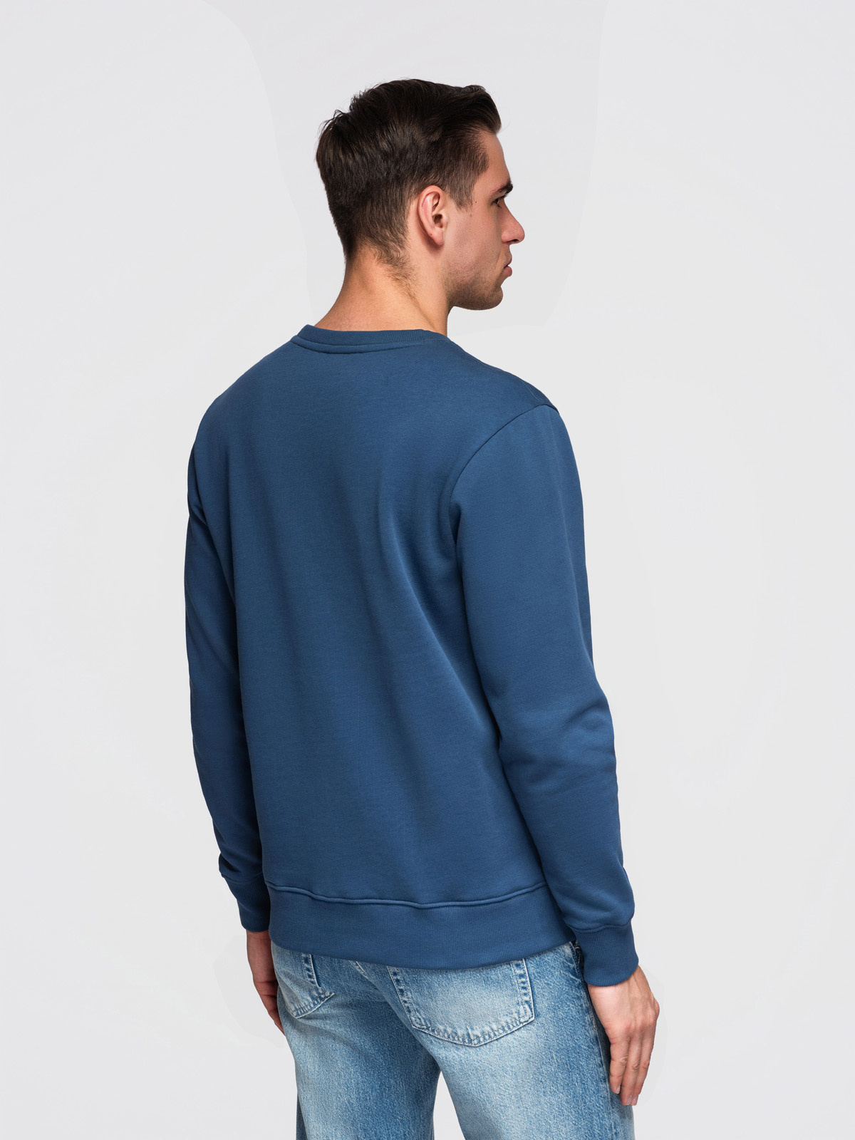 Meeste puuvillane dressipluus ümara kaelusega Ombre Clothing - Image 26
