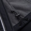 Meeste SOFTSHELL jakk fliisvoodri ja kapuutsiga – must - Thumbnail Image 6