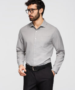 Ombre Clothing meeste pikkade varrukatega triiksärk rinnataskuga