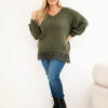 Naiste plus-size kampsun pitsäärega - Thumbnail Image 54