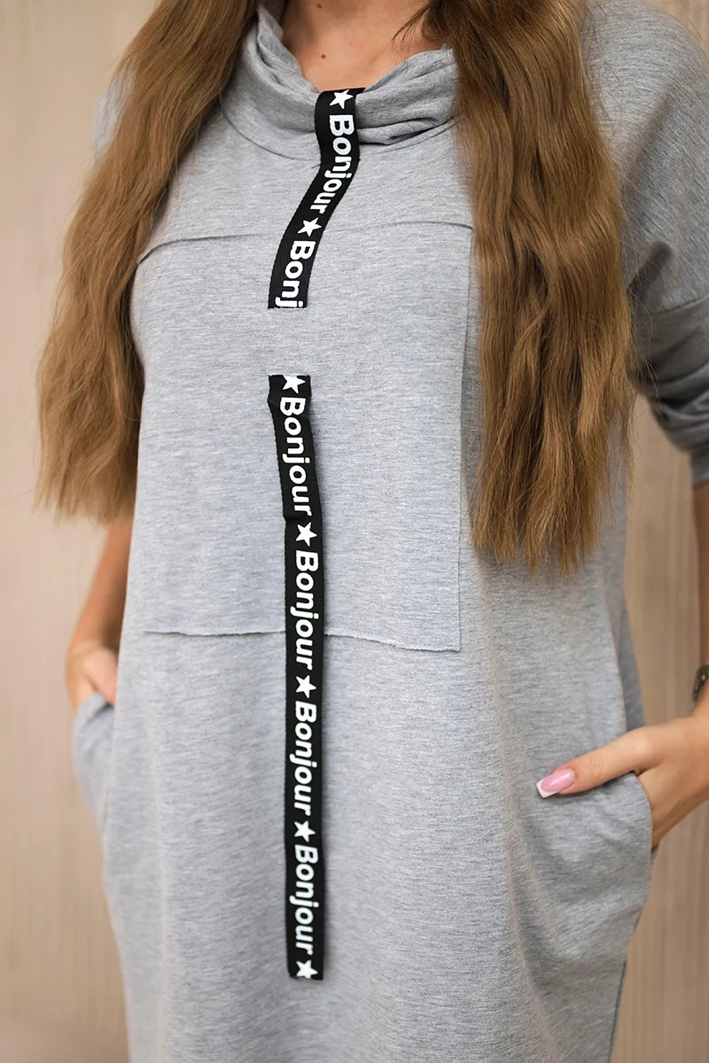 Naiste vabaajakleit taskute ja dekoratiivse paelaga Kesi - Image 4