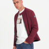 Meeste püstkraega biker-stiilis jope Ombre Clothing - Thumbnail Image 5