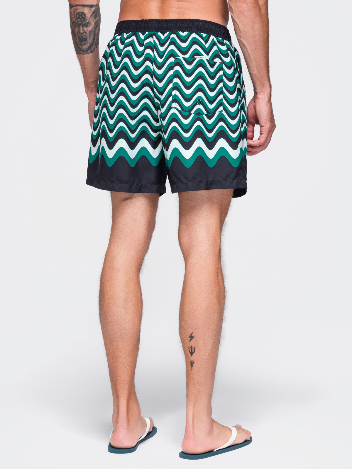 Meeste ujumispüksid Ombre Clothing lainemustriga - Image 14